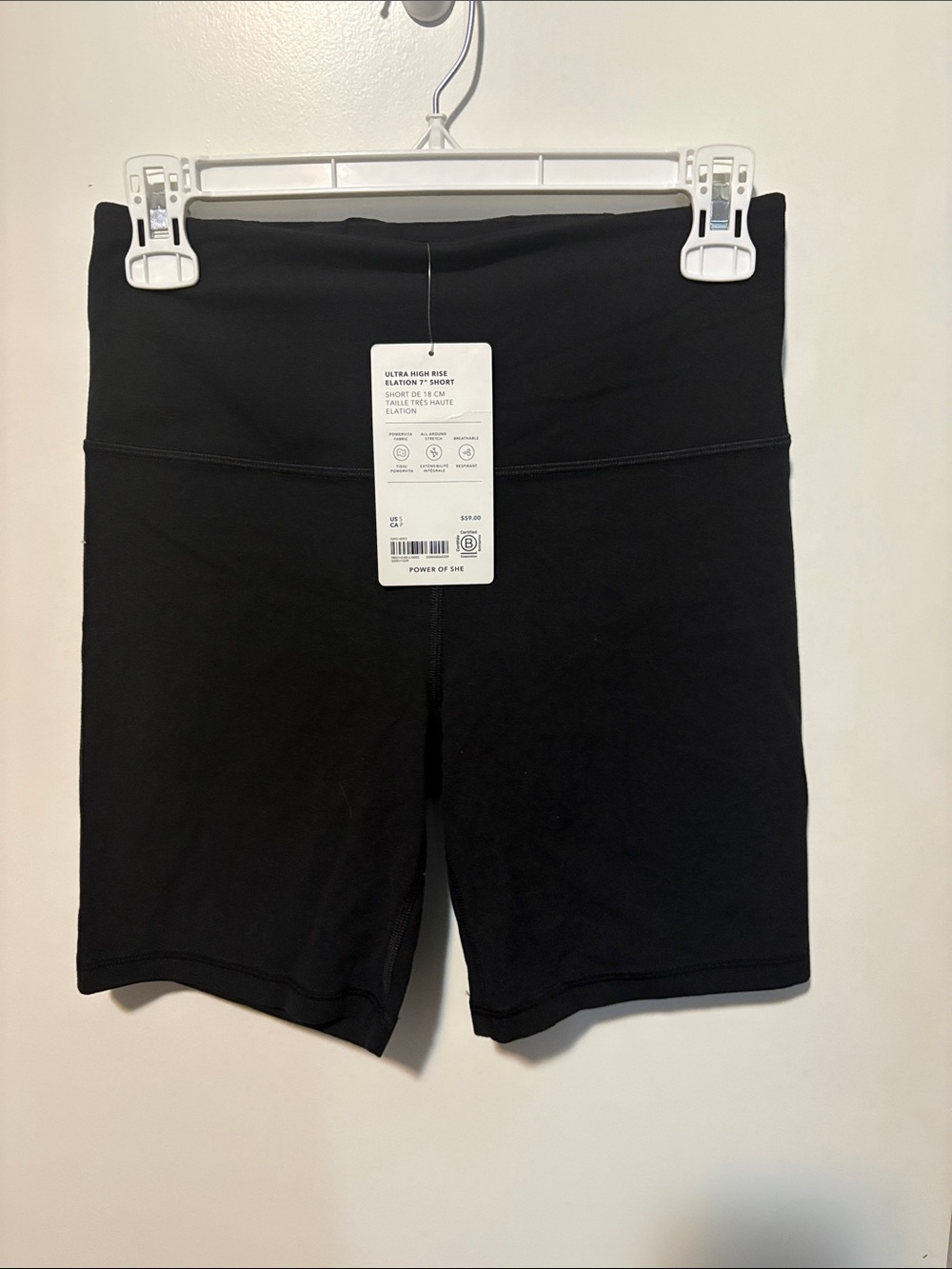 NWT Athleta Ultra High Black High-Rise Women’s Bike Shorts